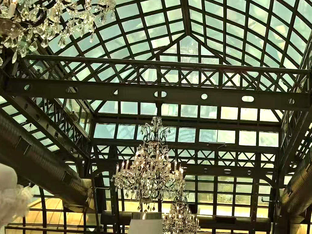 glass greenhouse, greenhouse for wedding, large greenhouse